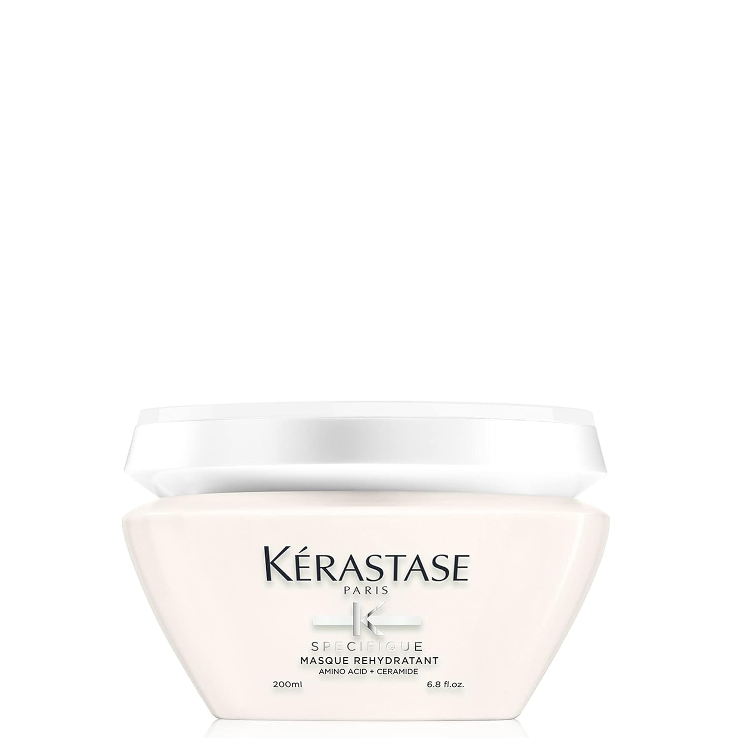 Kerastase Specifique Rehydratant Hair Mask For Sensitive and Dry Hair - Rebalances Strands' Hydration With Ceramides and Amino Acid, 6.8 Fl Oz
