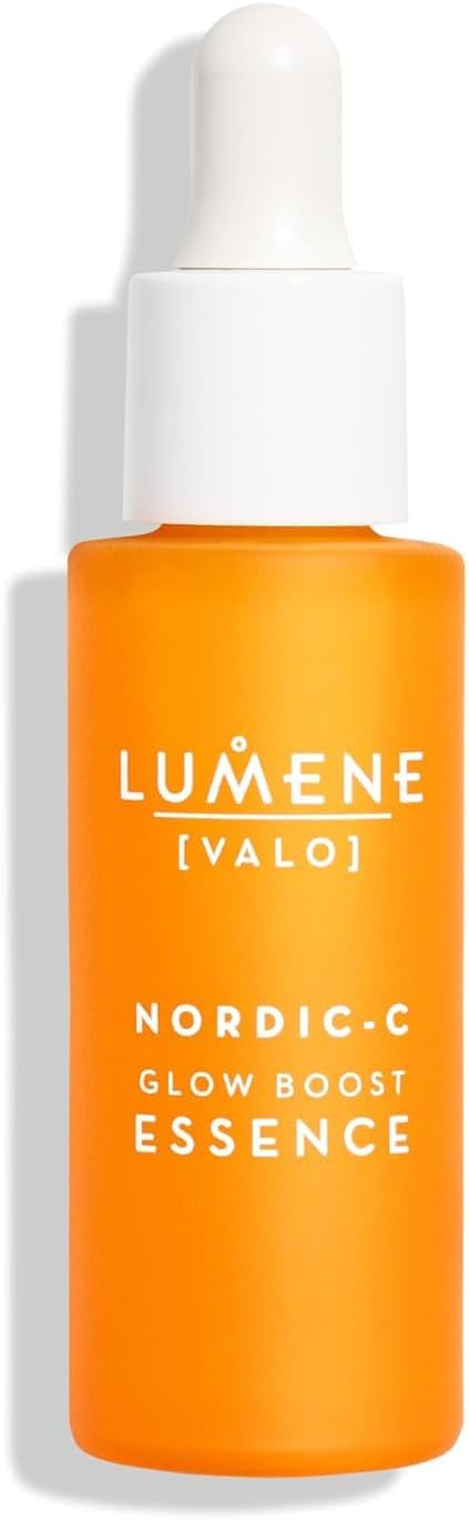 LUMENE Nordic-C [VALO] Glow Boost Essence Serum | Vitamin-C | Antioxidant-Rich |Hydrating Hyaluronic Acid | For a Bright, Youthful Complexion | All Skin Types | Vegan | 30ml