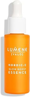 Lumene Nordic-C [Valo] Glow Boost Essence Serum for Face, Glow Up Vitamin C Serum with Hyaluronic Acid and Antioxidants, Enhancing Skin Hydration, 1 fl oz