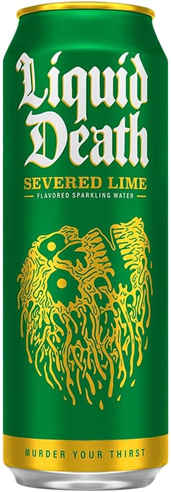 Liquid Death Severed Lime Flavoured Sparkling Water 500ml