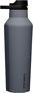 Corkcicle Sport Canteen Insulated Tumbler, Hammerhead, 20 oz – Reusable Water Bottle Keeps Beverages Cold for 25 Hours & Hot 12 Hours – Cupholder Friendly Tumbler with Screw-On Cap