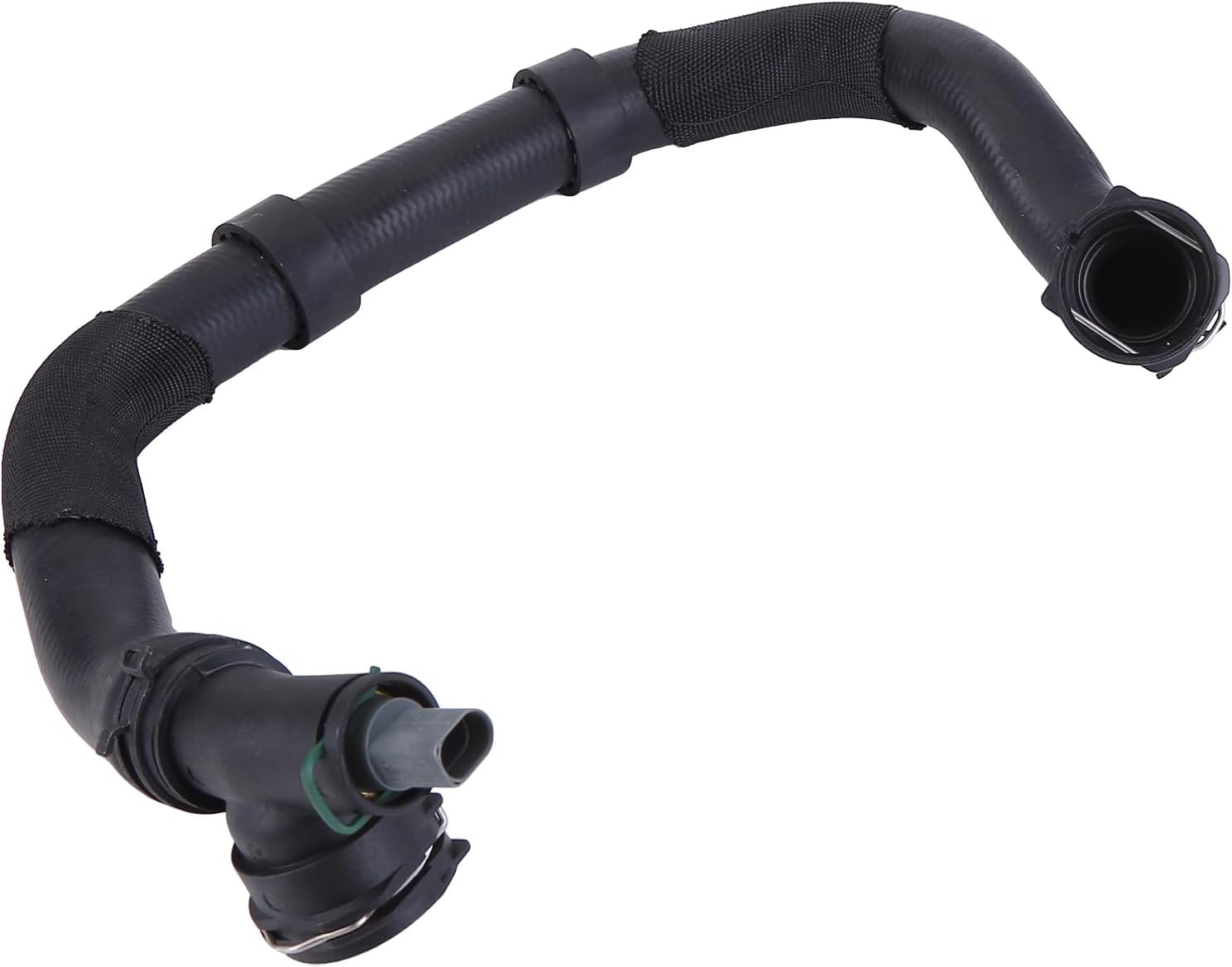 [2 Pin] Lower Radiator Coolant Hose Compatible with 2015-2019 Golf & 2015-2021 GTI, 1.8L 2.0L Engine Lower Radiator Coolant Water Hose Pipe Replaces OE 5QM122051P, 5Q0122051CT, 5Q0122051BF