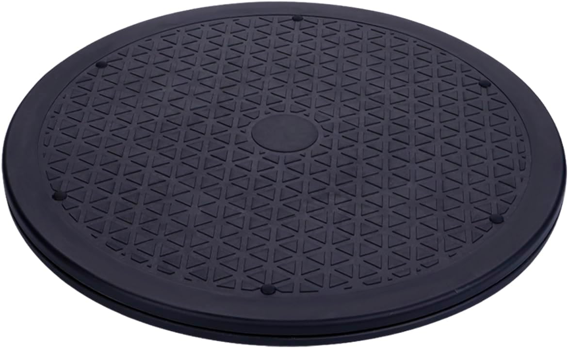 12 Inch Lazy Susan Turntable Organizer, Eichzer Premium Heavy Duty Rotating Swivel Stand with Steel Ball Bearings for Model/Rotating Plants/Crafts Stand/TV/Monitor/Laptop (360˚ Rotation)