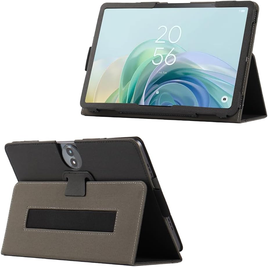Case Compatible with Fro TCL NxtPaper 11 Plus 11.5 inch (9469x) Tablet Folding Stand Protective Cover with Pencil Holder and Wrist Strap Full Protection (TCL NxtPaper 11 Plus 11.5(9469x) Black)