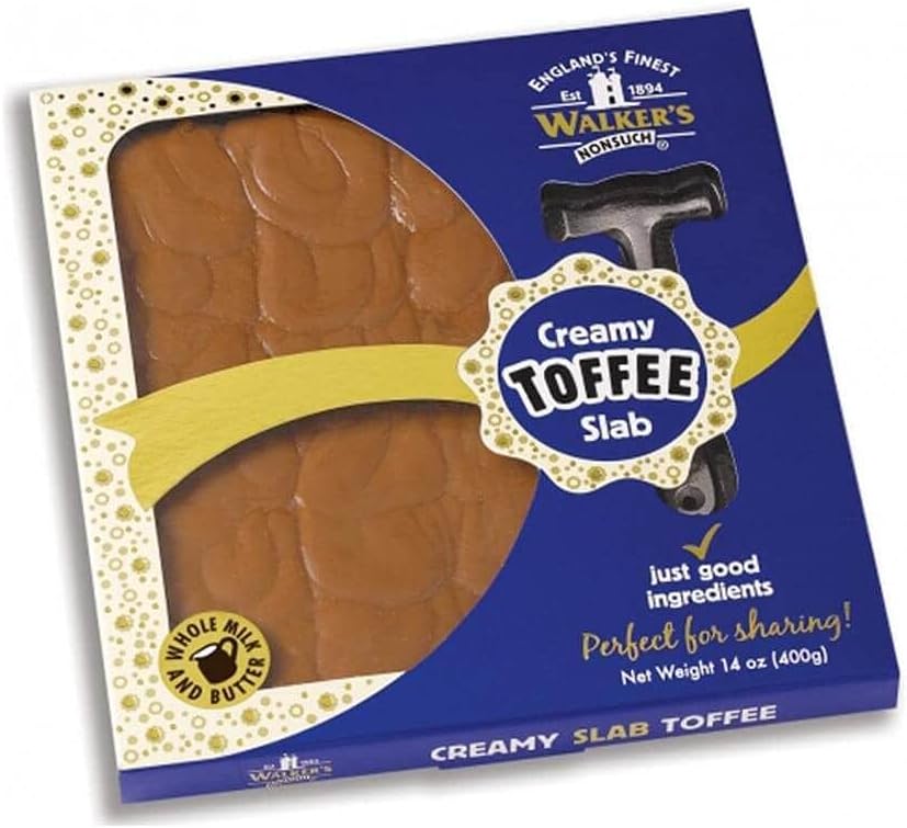 slab toffee - Walkers traditional slab toffee - 400g