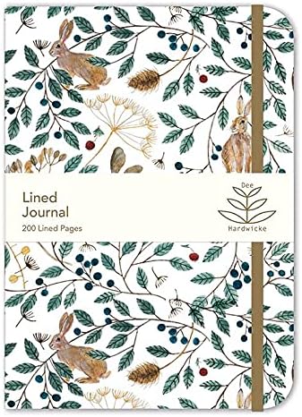 Hares and Berries 200 Page A5 Elasticated Journal
