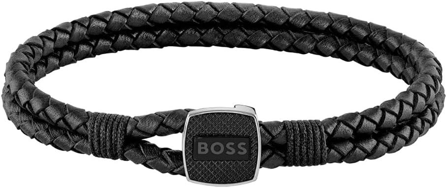 BOSS Jewelry Men's SEAL Collection Bracelet available in Black, Brown or Blue
