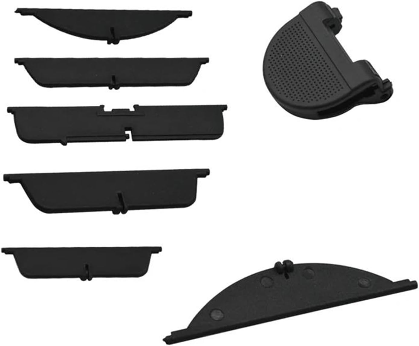 DQRG Car Air Vent Grille 7Pcs Car Front A/C Air Conditioning Vent Outlet Tab Clip Repair Kits For Land For Rover For Discovery 3 4 LR3 LR4 AC Ventilation