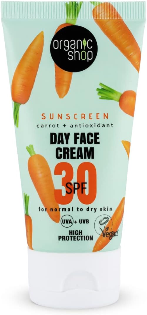 Organic Shop Suncare Day Face Cream 30 SPF Normal to dry skin, 50 ml