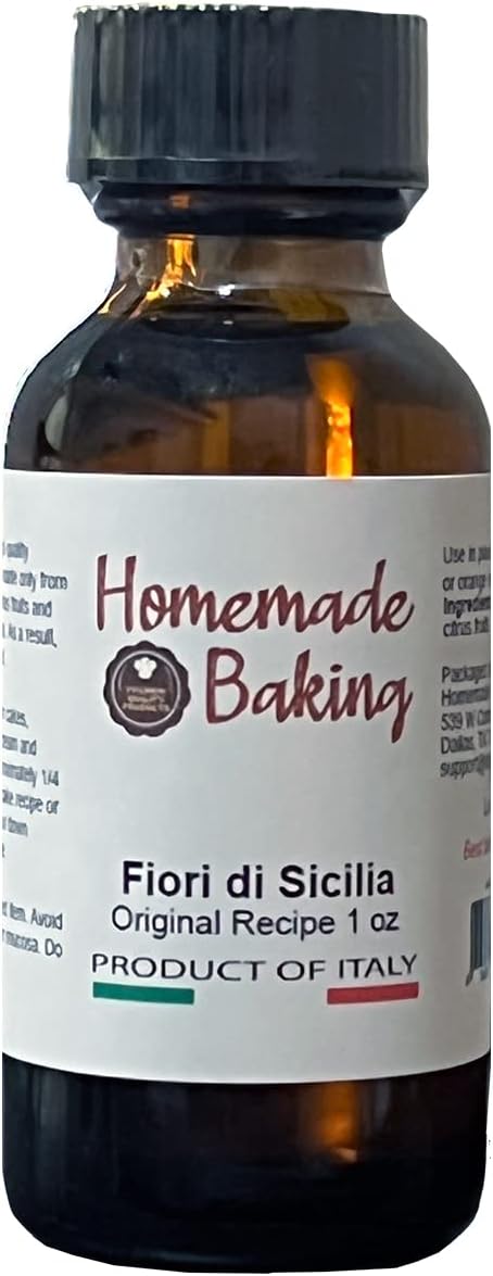Premium Authentic Fiori di Sicilia Product of Italy 100% Essential Oil of Citrus Fruits 1 oz