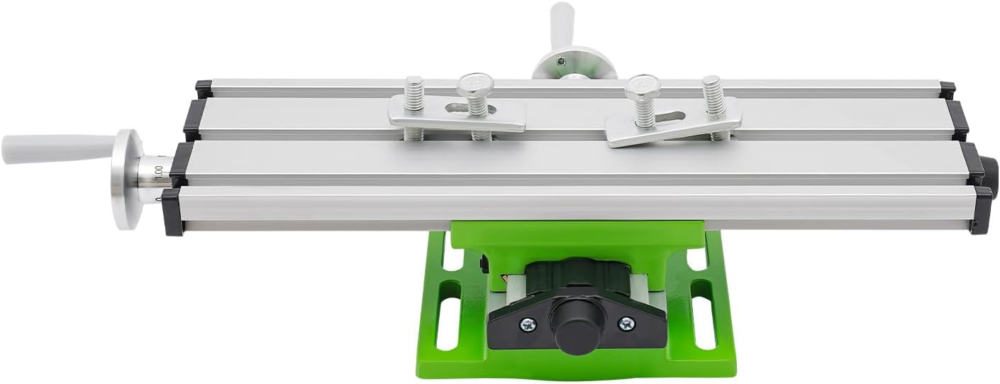 Mini Bench Drill Adjustment MultifunctionWorktable Milling Working Cross Table Milling Machine Compound Drilling Slide Table for Bench Drill Adjustment X-Y