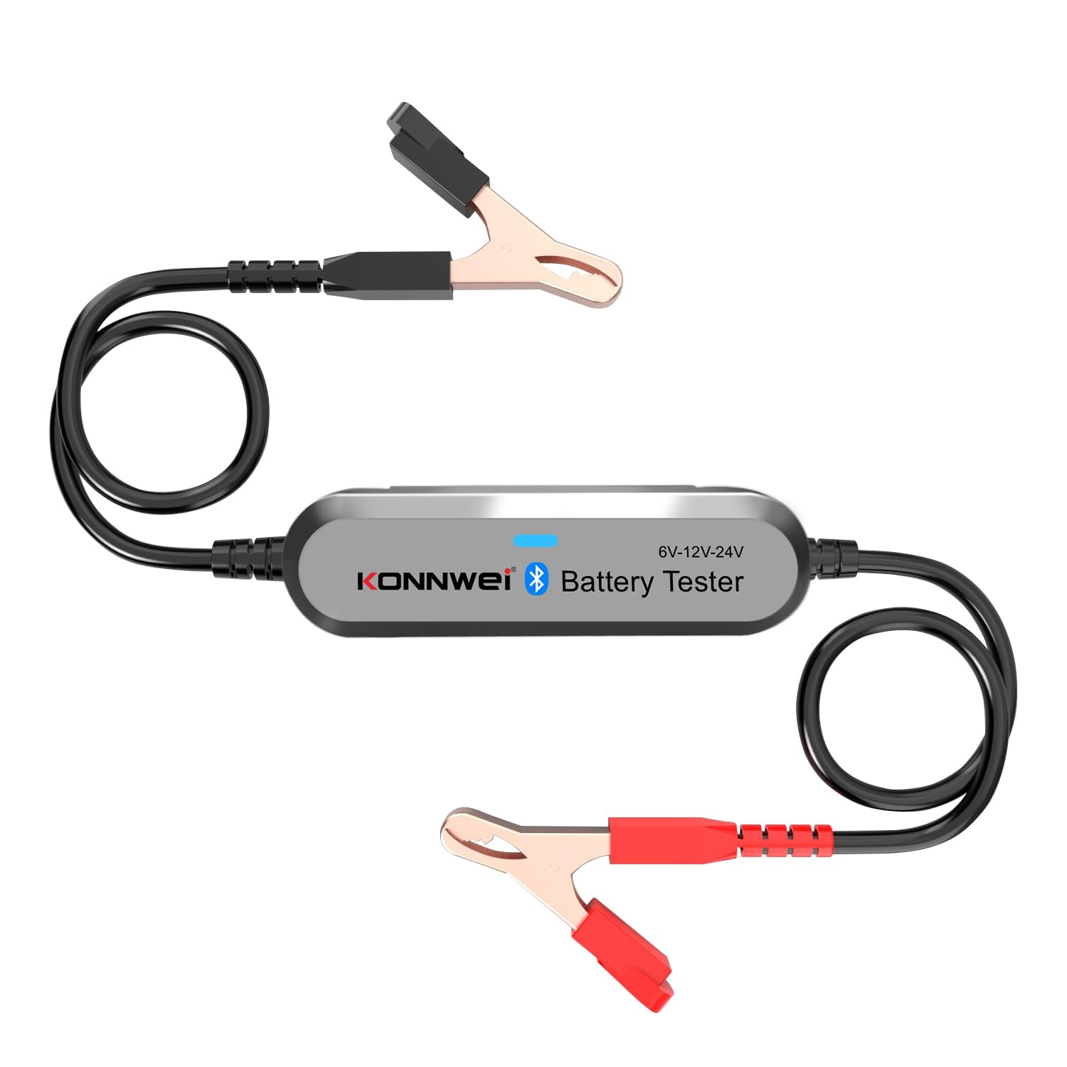 Bluetooth Battery Tester 6V 12V 24V for Car, Motorcycle, RV, Truck, Boat – IP67 Waterproof Digital Battery Monitor with Voltage,Battery Health Check,Compatible iOS & Android,Diagnostic Tool