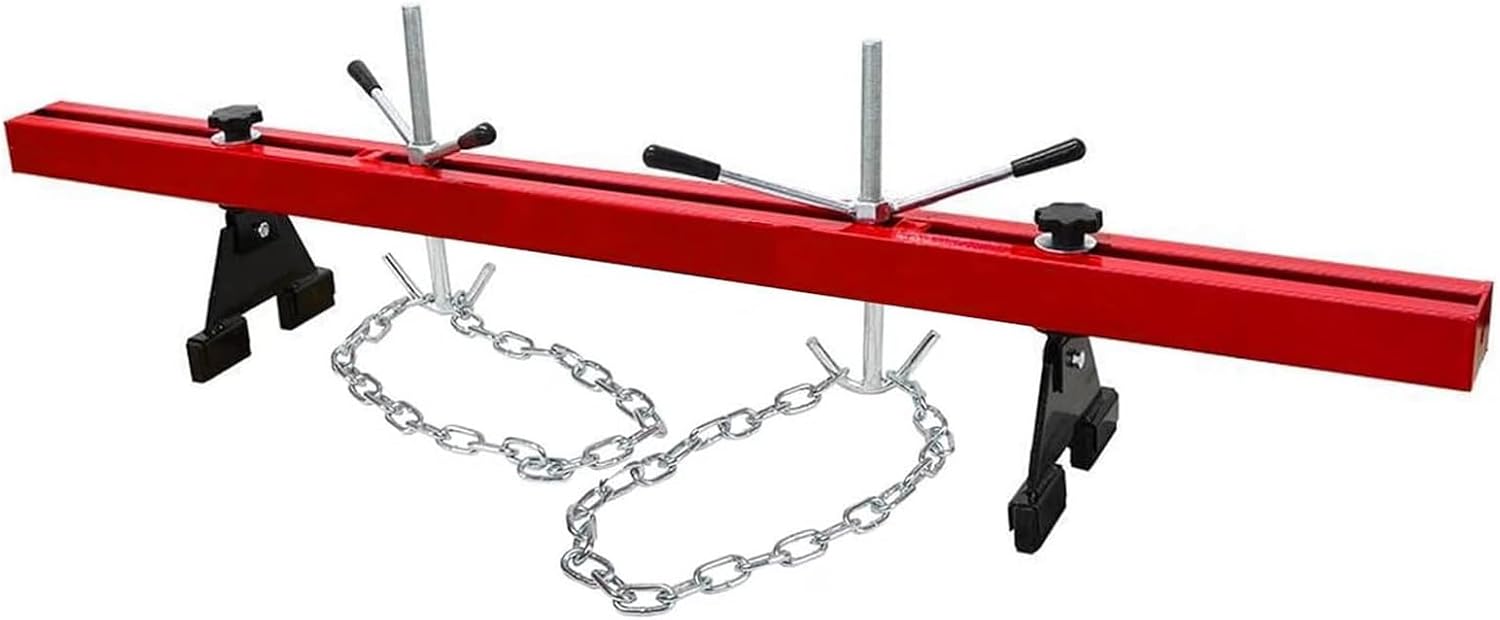 Shoze Engine Support 500kg 1102lbs Engine Support Heavy Duty Beam Engine or Gearbox Support with 2 Thicken Chains for Most Vehicles