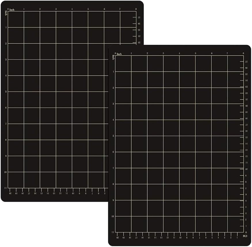 Nagoyuki 2Pcs 9inch W 12.5inch L Magnetic Cutting Shim Grid Magnetic Shim Embossing Machine Die Pads Magnetic Shim for Die Cutter
