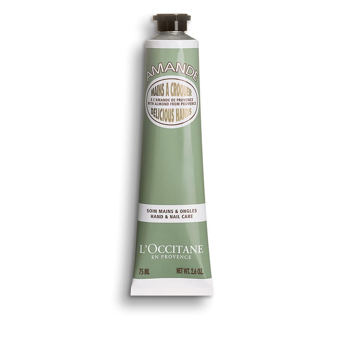 L’Occitane Almond Delicious Hands, Hydrating Cream Softens, Moisturizes Nourishes & Protects Dry Skin & Cuticles, Fast-Absorbing, Vegan, Scented