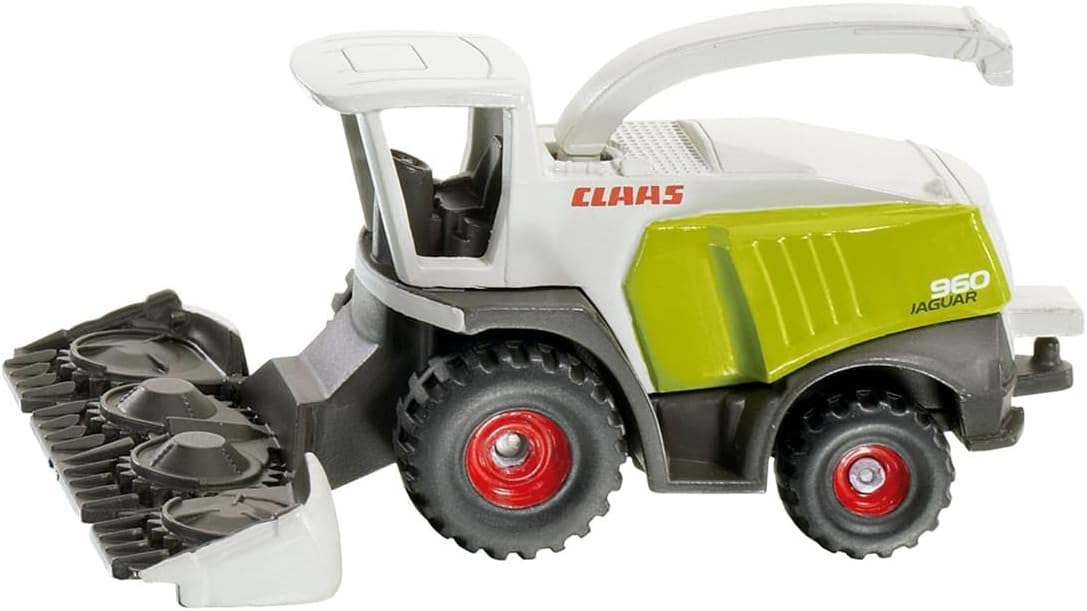 Siku 1418, Claas Forage Harvester, Metal/Plastic, White/Green, Swivelling Ejection Pipe