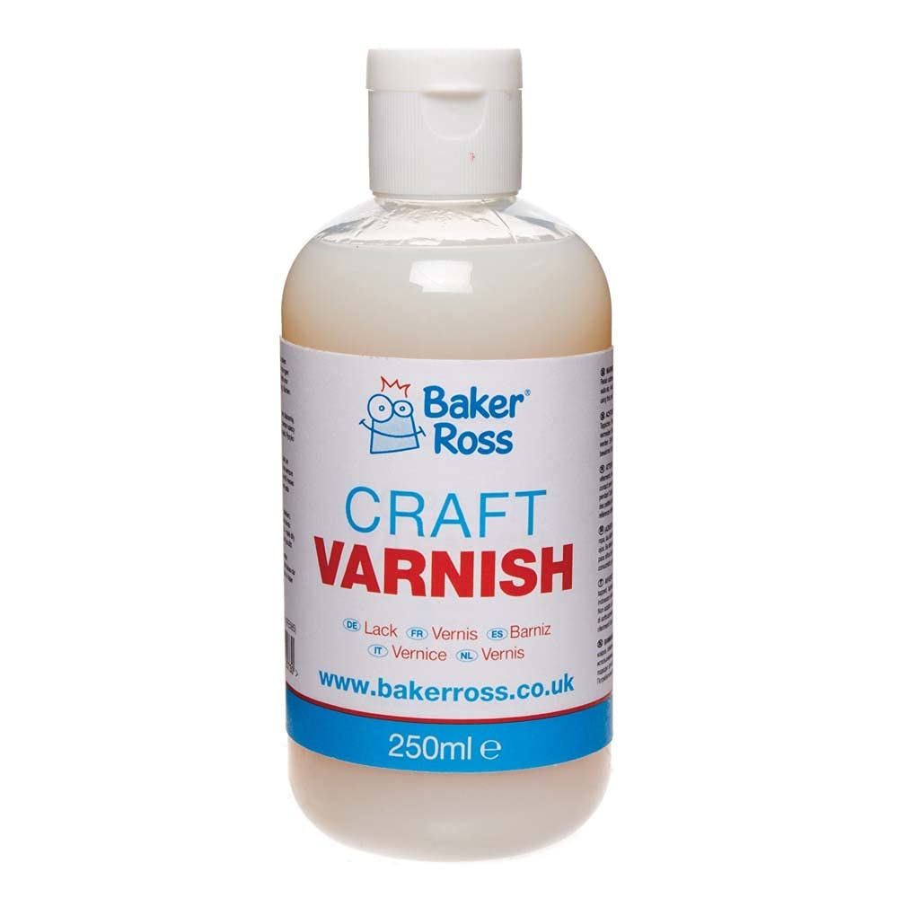 Baker Ross FE585 Craft Varnish Bottle - Pack of 1, Acrylic Varnish, Art and Craft Supplies for Children