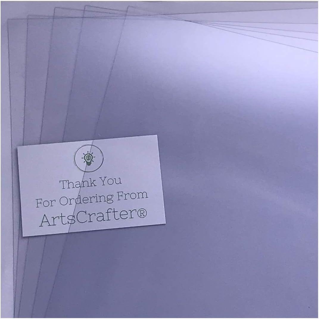 Premium A4 Acetate Sheets | Clear Plastic Sheet Cut to Size Thick Enough for A4 Frame, Binding Covers, Crafts | A4 Paper Thickness Transparent Plastic Sheet | Thin Flexible Plastic Acetate Sheets
