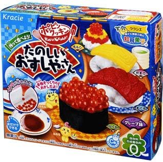 Kracie Popin' Cookin' DIY candy kit Sushi from Japan