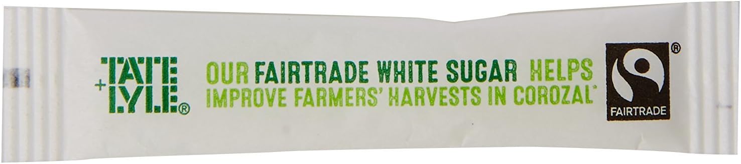 Fairtrade White Sugar Sticks (Pack of 1000)