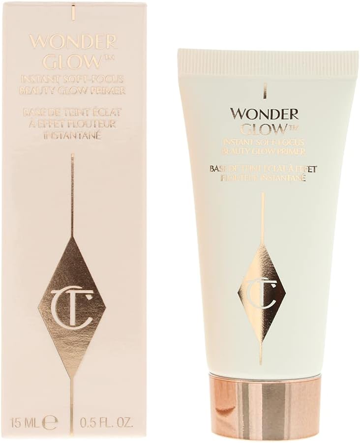 Charlotte Tilbury Wonderglow Instant Soft-Focus Beauty Flash Primer, 15ml TRAVEL SIZE