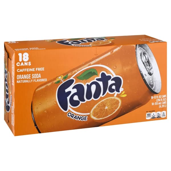 Fanta, Soda Caffeine Free Orange, 216 Fl Oz