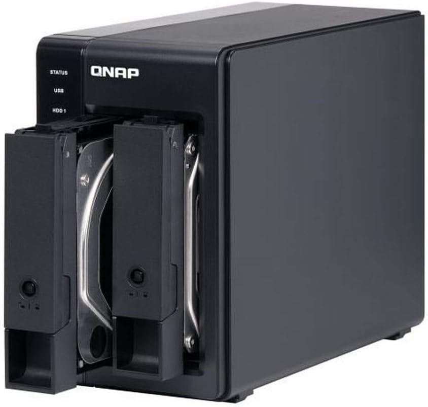 QNAP TR-002 2 Bay Desktop NAS Expansion - Optional Use as a Direct-Attached Storage Device
