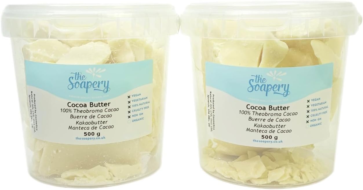 Cocoa Butter 1kg (2X500g) - 100% Natural and Pure
