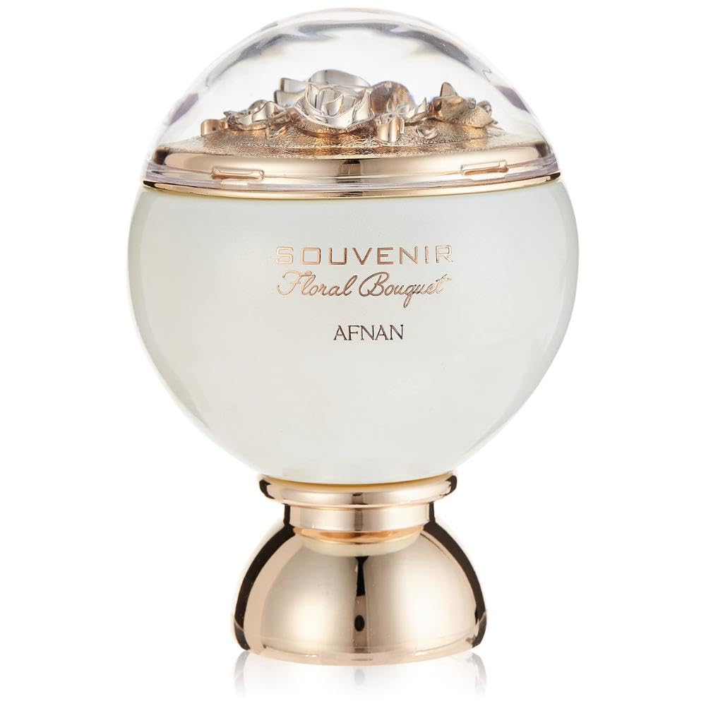 Afnan Souvenir Floral Bouquet for Women Eau de Parfum Spray, 3.4 Ounce