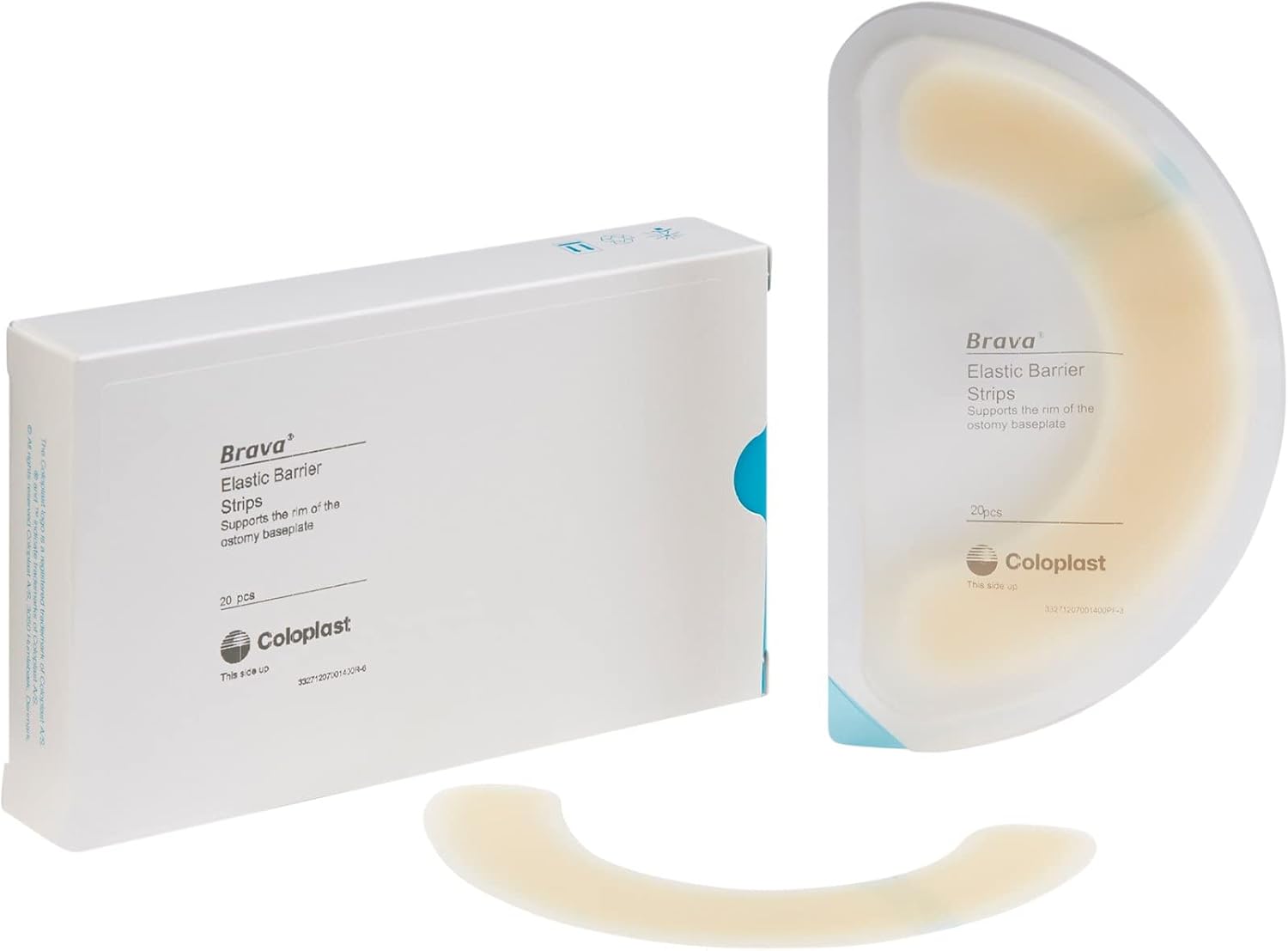Brava 120700 Barrier Strips, 5Long, Elastic, Box of 20