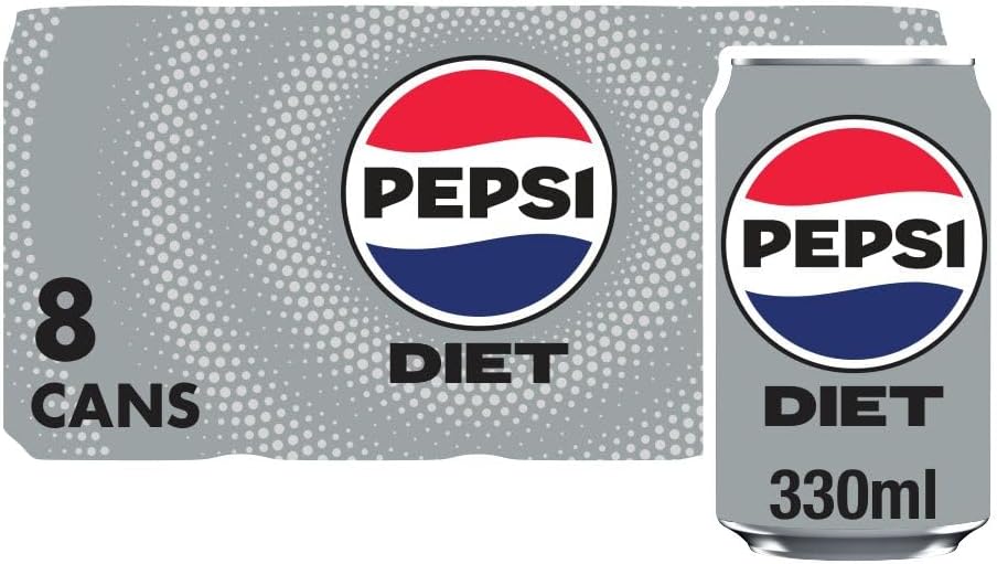 Pepsi Diet Cola Cans 8 x 330 ml