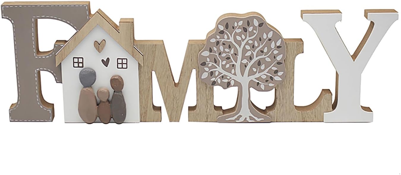 Lesser & Pavey Family Standing Plaque for Gift & Decor | Ideal Signs & Plaque Birthday Gifts for Women & Men | Designed By Love and Affection | Lovely Plaques for Home & Office