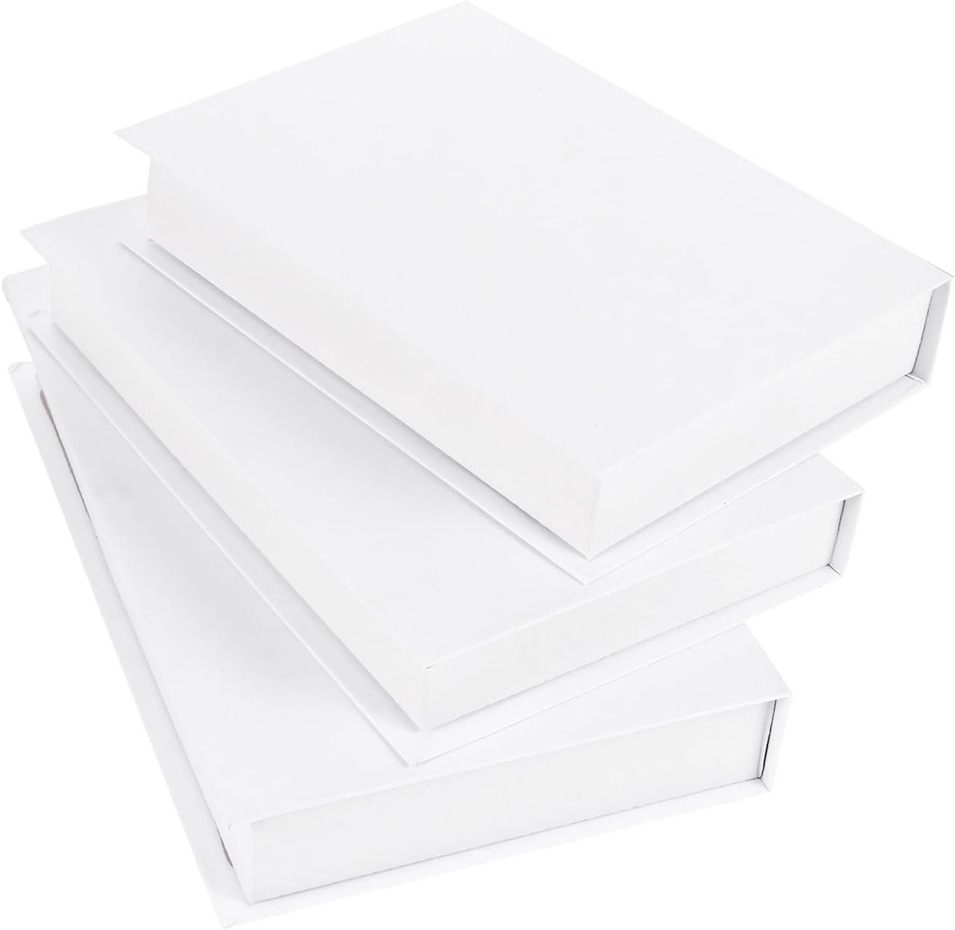 Abaodam 9Pcs fake book props book model white book shelves bookshelf for office vintage decor fake book decor decorative imitated book model Paper decorative fake book built-in