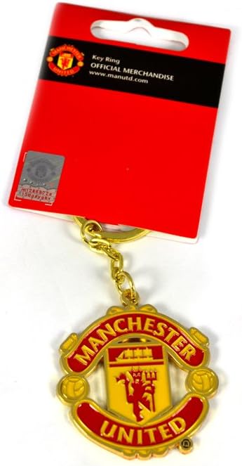 OFFICIAL MANCHESTER UNITED CREST SHAPED KEYRING