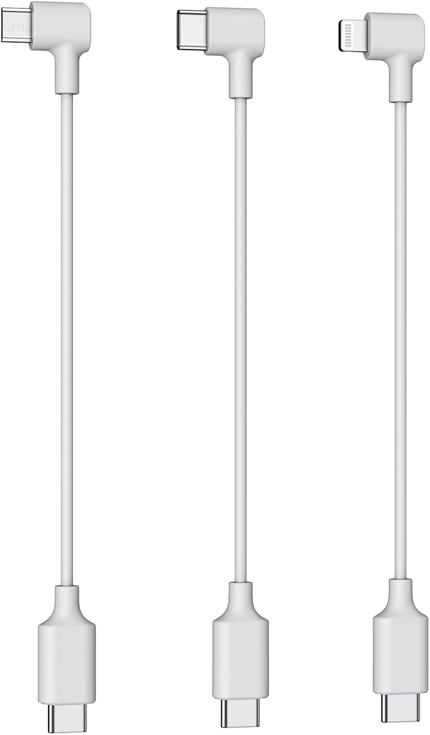 Potensic USB OTG Cable 3Pcs Set, Micro/Type C/Lightning Port, for Atom, Atom SE, Atom LT