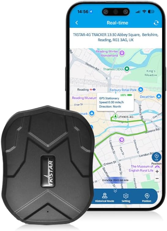 Mini Waterproof GPS Tracking Real Time Live 4G Device Powerful Magnet Long Standby Tracker Locator for Kids Seniors Pets Cars Vans Motorbikes Fleet Taxi Spy - TKSTAR *2026 Model*