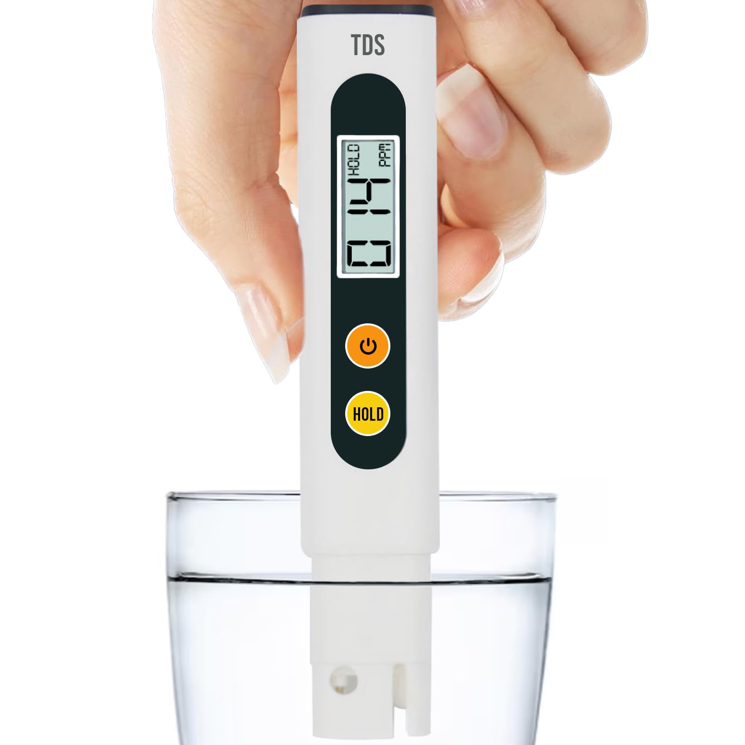 TDS Meter Digital Water Tester - Accurate Water Tester for Drinking Water | 0-9990 PPM Meter - 1s Water Quality Tester - TDS Water Tester for Hydroponics, Household Drinking, and Aquarium