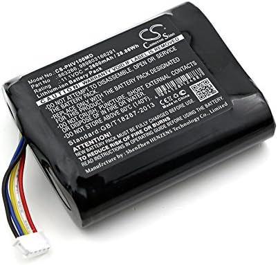 LIONX Battery for moniteur Portable SureSigns VM Monitor VS1 Monitor VS2 SureSigns VM1 Portable Monitor SureSigns VS2+ Vital Signs Mon VM1 VS2+ Monitors Vsi 453564243