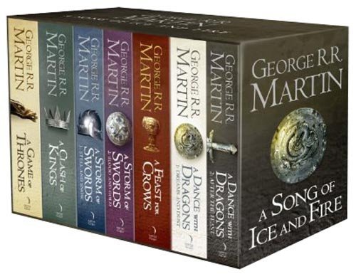 By George R. Martin A Song of Ice and Fire (7 Volumes Encased) (A Game of Thrones) (12th Edition)