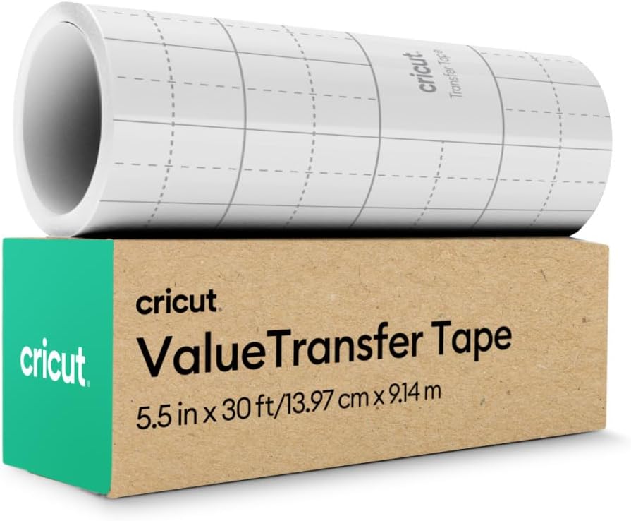Cricut Value Transfer Tape for Joy Machine (5.5in x 30ft Roll) - Easy transfers for Vinyl Projects