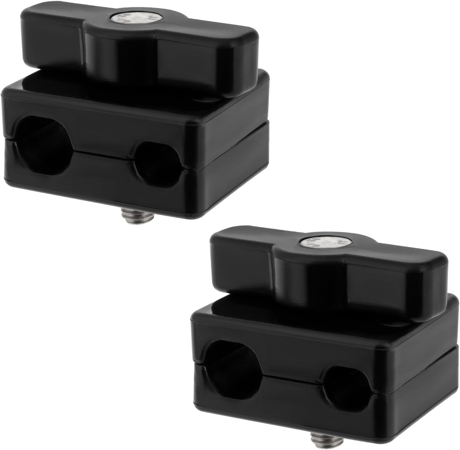 LT Easiyl 2x Caravan Awning Rail Channel Lock Blocks Kador Clamps for Figure of Eight Drive Away Awning kit 6mmx6mm, 8mmx6mm, 6mmx4mm Bead Strips for Campervan Motorhome Black