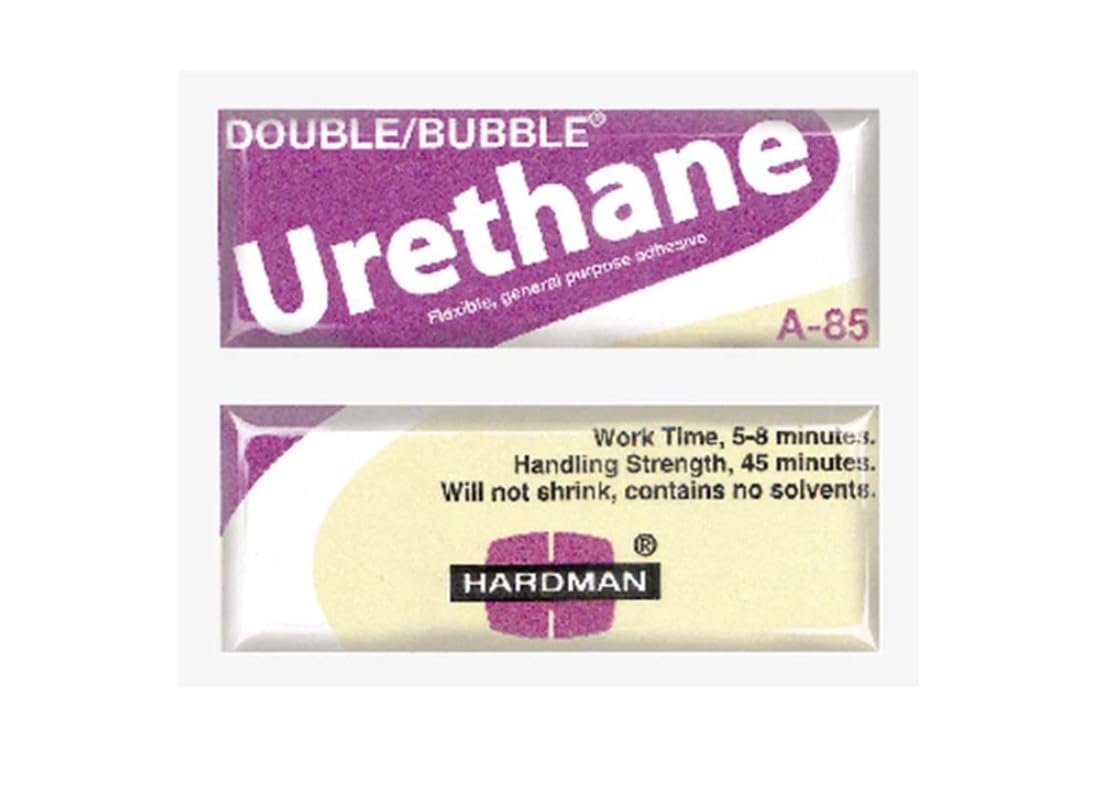 Kalex 04024 - Urethane Adhesive Purple/Beige-Label A85 Flexible Water-Resistant - Single Packet