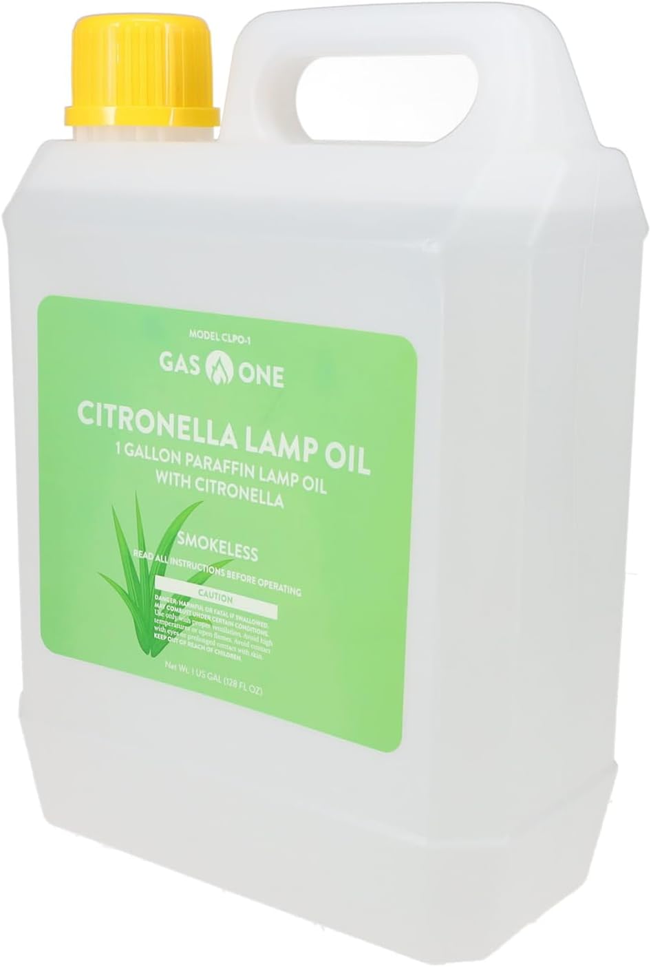 1 Gallon Lamp Oil Torch Fuel – Extra Strength Citronella Oil – Clear Paraffin Lamp Oil – Smokeless & Clean Burning – Ideal for Outdoor Torches, Lanterns & Oil Lamps