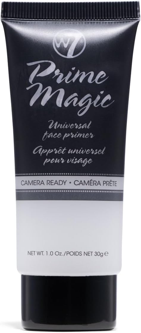W7 Prime Magic Face Primer - Clear Makeup Base Priming Formula For Flawless Skin - Vegan Makeup
