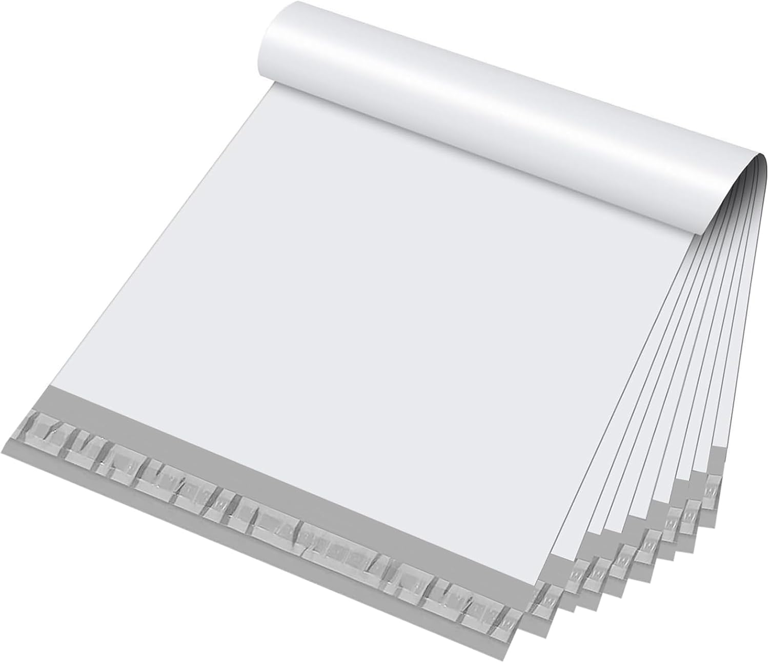 Switory Parcel Bags, Postage Bags for Clothes Self Seal Mailing Assorted Mailers Posting Shipping Post Parcels Package, 25Pcs - White (12X15.5Inch)