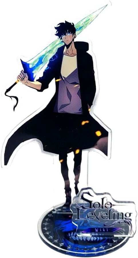 Solo Levelings Acryl Stand Cool Figure Acrylic Stand Anime Desktop Decoration - 15cm Multicolore (A)