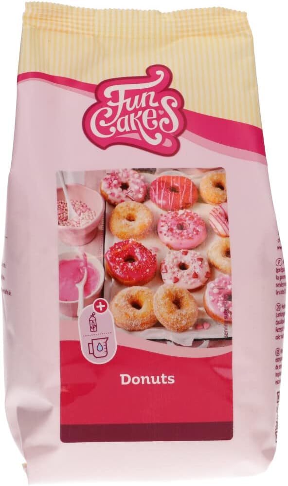 FunCakes Mix for Donuts, Easily Bake your own Donuts at Home in the Fryer or Oven, Halal. 500 g.