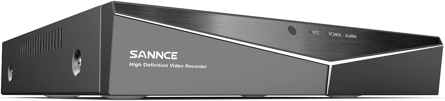 SANNCE 16CH DVR 1080P 5-in-1 Hybrid Digital Video Recorder Supports TVI AHD CVI CVBS Analog IP Security Cameras 16 Channel CCTV DVR NO HDD