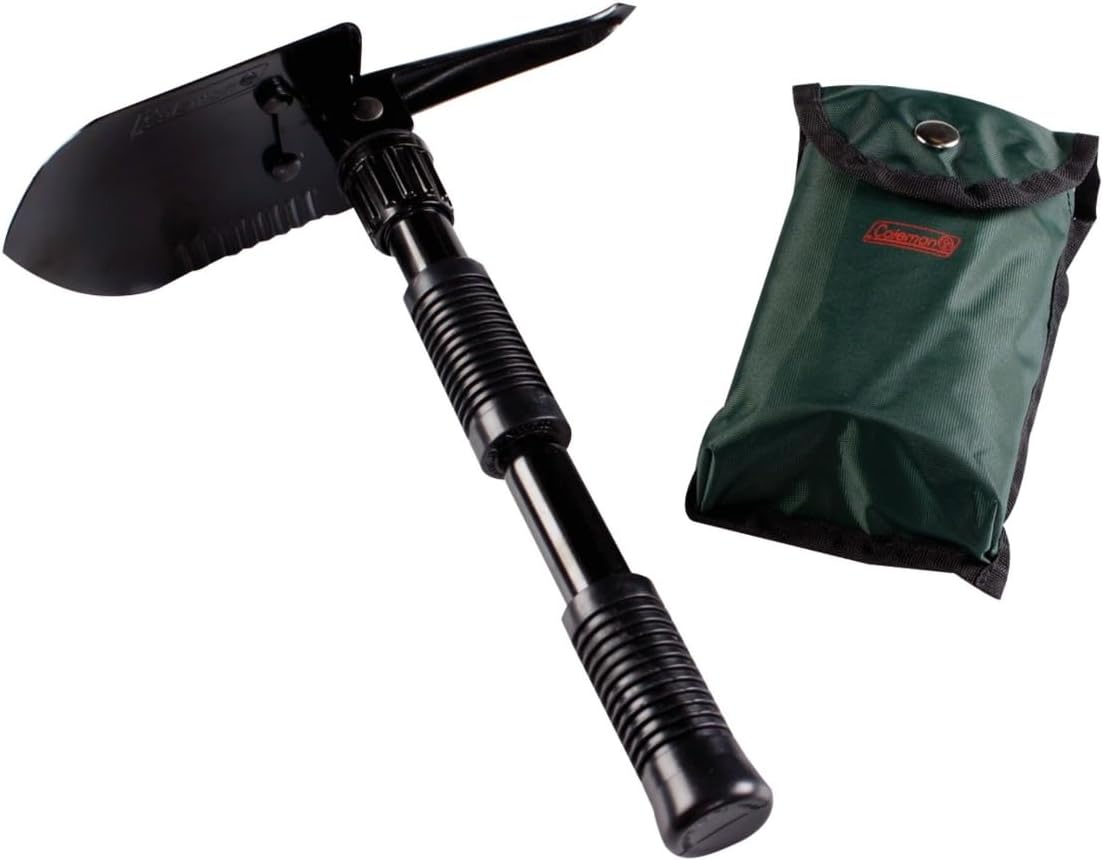 Coleman 765177-SSI Coleman Folding Shovel And Pick Black 2000016390 - multi, N/A