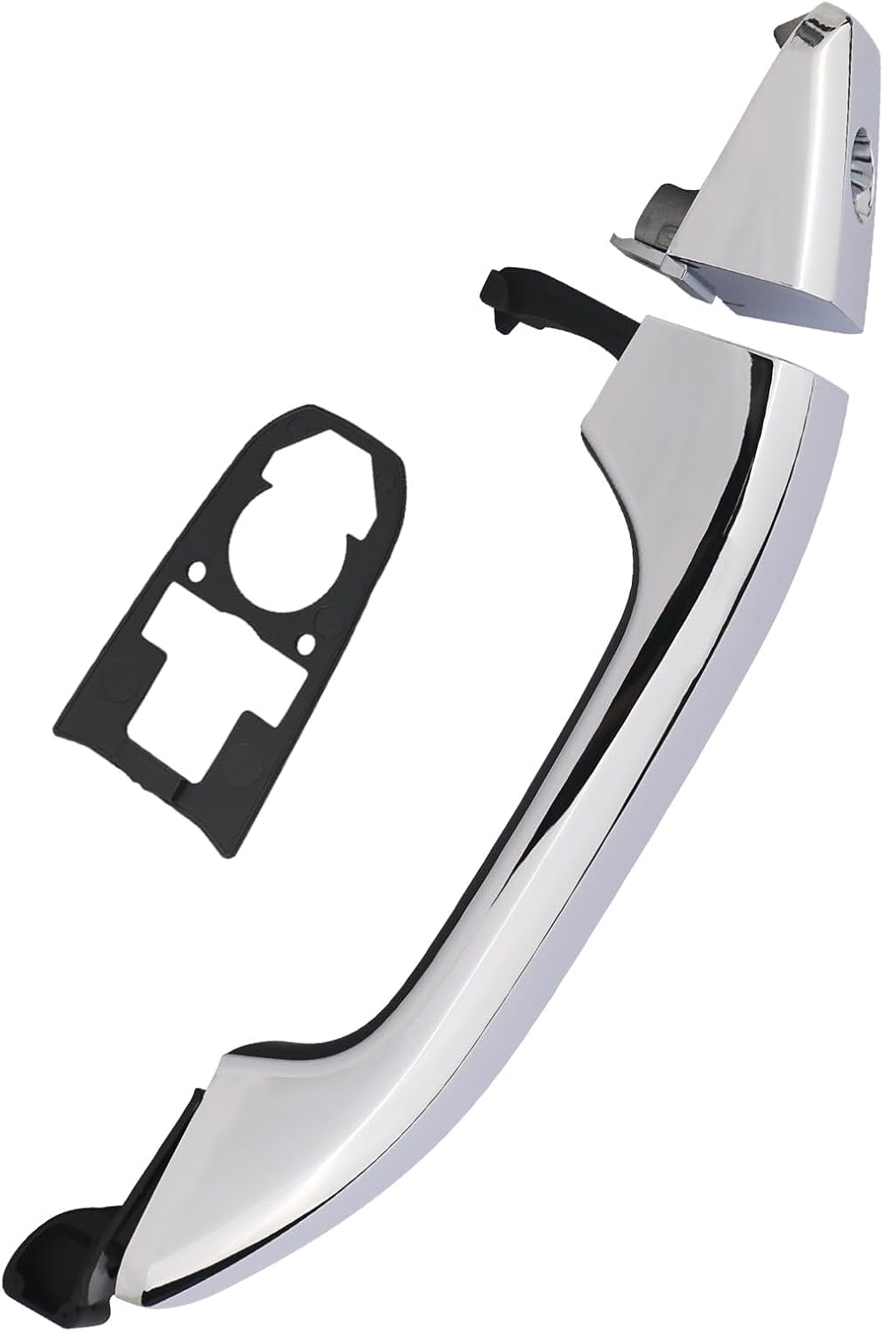 MACHSWON Chrome Exterior Door Handle with Gasket for Front Left Driver Side for Chevy for Silverado Tahoe for Suburban 2014–2020 for GMC Sierra for Yukon Replaces 84711849 22923609